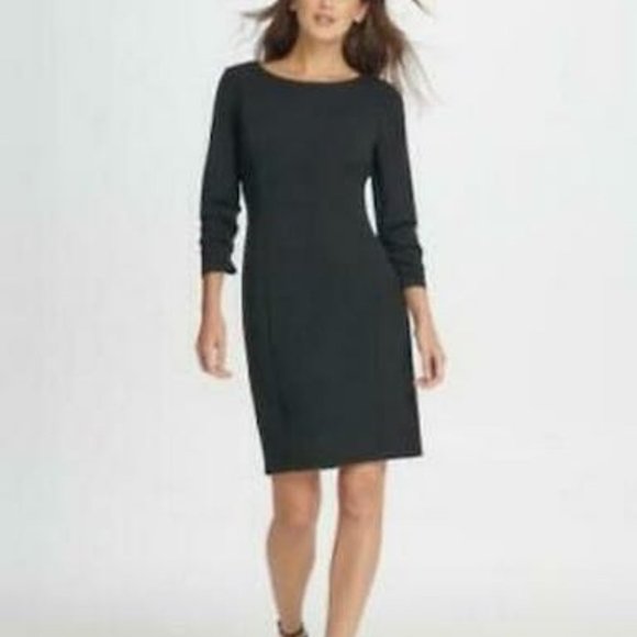 Dkny Ruched Sleeve Sheath Dress, Size 2 - Picture 1 of 1